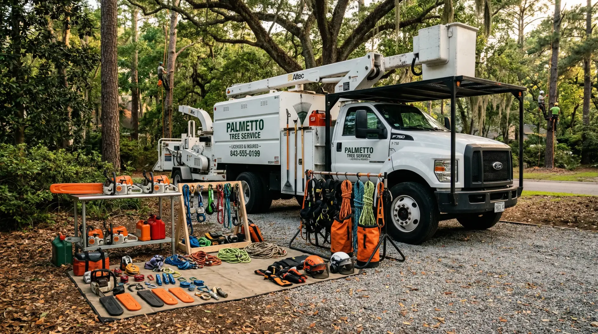 SC Tree Removal Team in Action