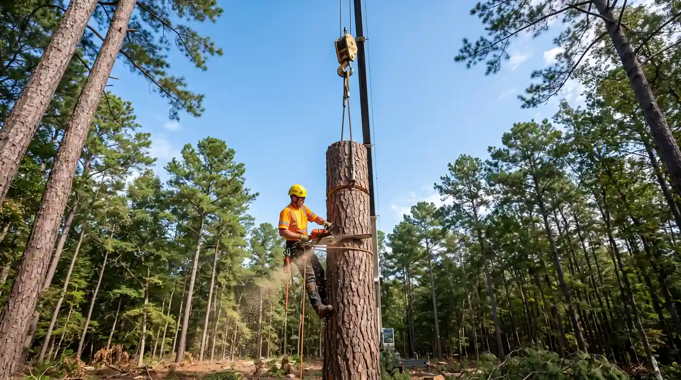 Crane-Assisted Removal Process