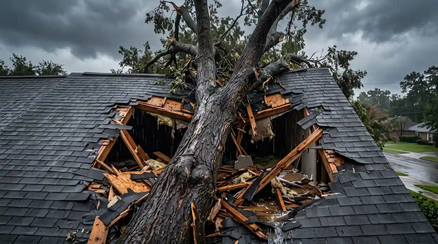 Tree on House Structural Risks